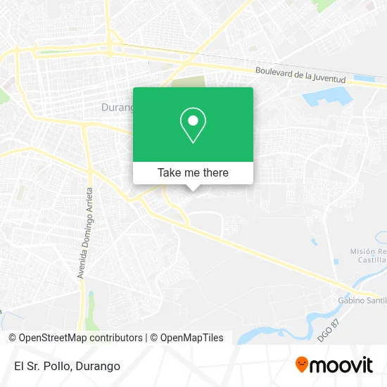 El Sr. Pollo map