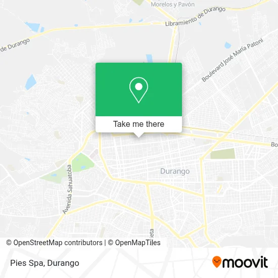 Pies Spa map