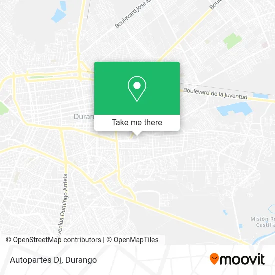 Autopartes Dj map