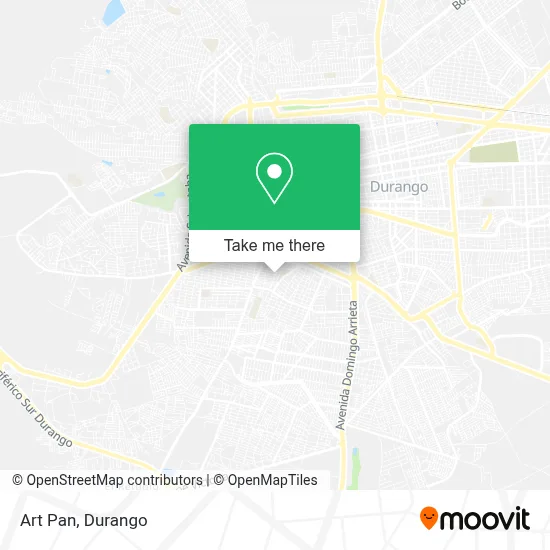 Arte Pan map