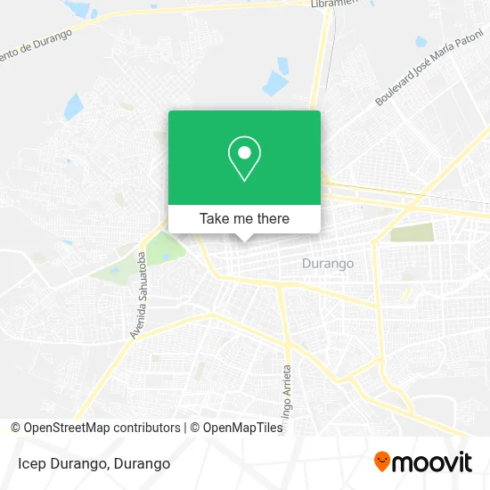 Icep Durango map