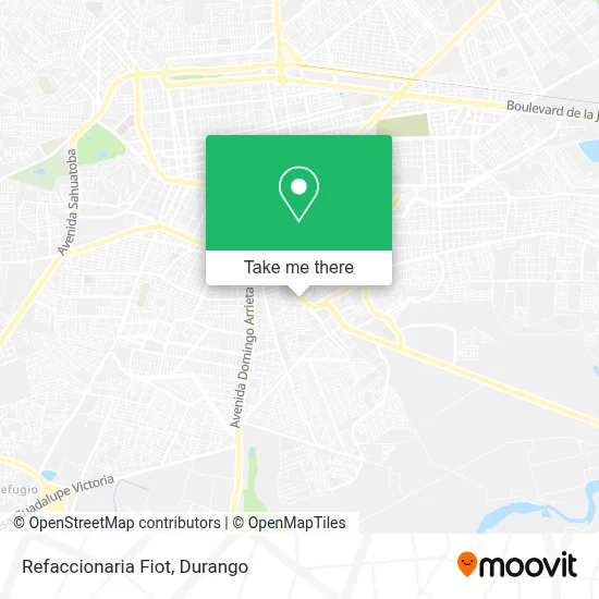 Refaccionaria Fiot map