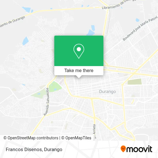 Francos Disenos map