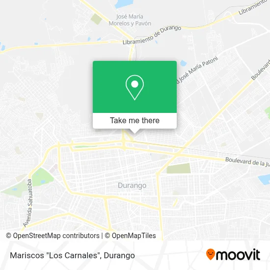 Mariscos "Los Carnales" map