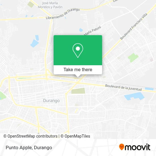 Punto Apple map