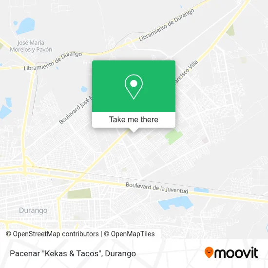 Pacenar "Kekas & Tacos" map