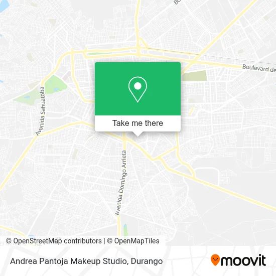 Andrea Pantoja Makeup Studio map