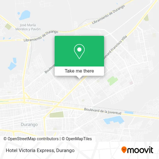 Hotel Victoria Express map