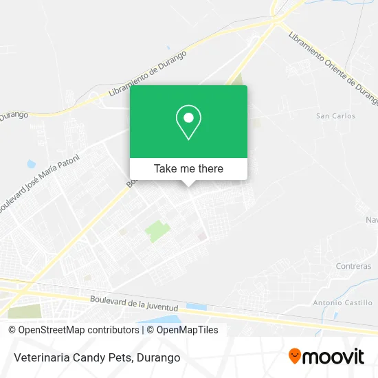 Veterinaria Candy Pets map