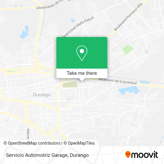 Servicio Automotriz Garage map