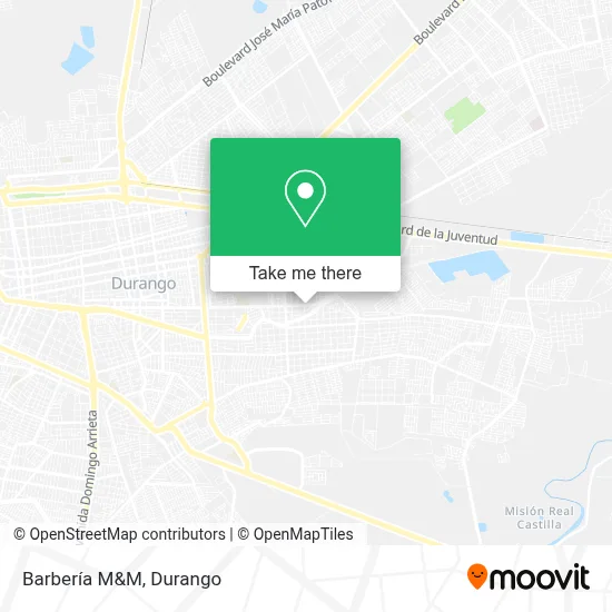 Barbería M&M map