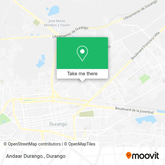 Andaar Durango. map