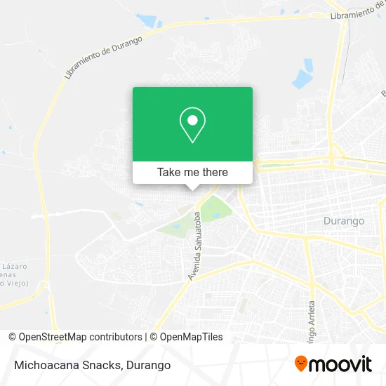 Michoacana Snacks map