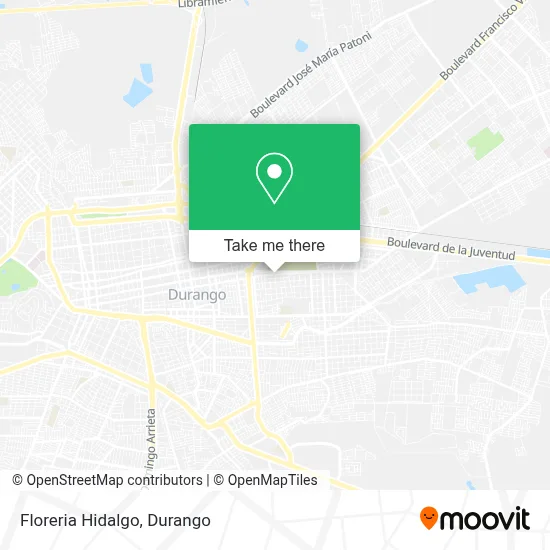 Floreria Hidalgo map