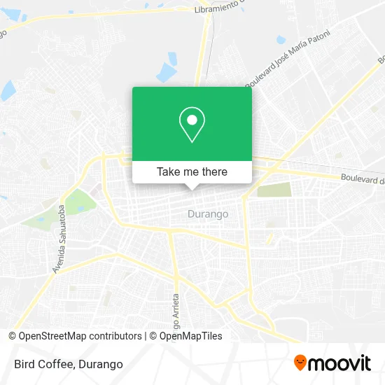 Bird Coffee map