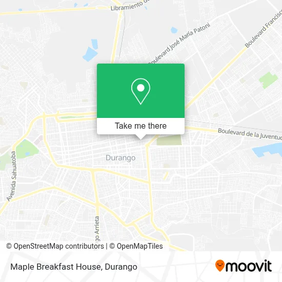 Maple Breakfast House map