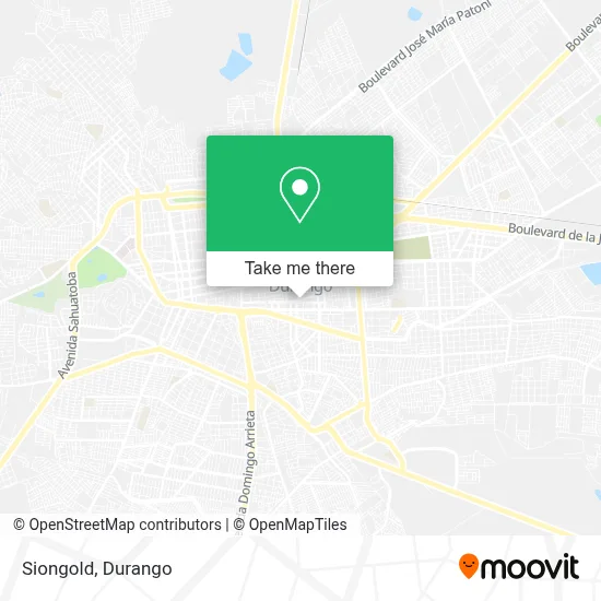 Siongold map