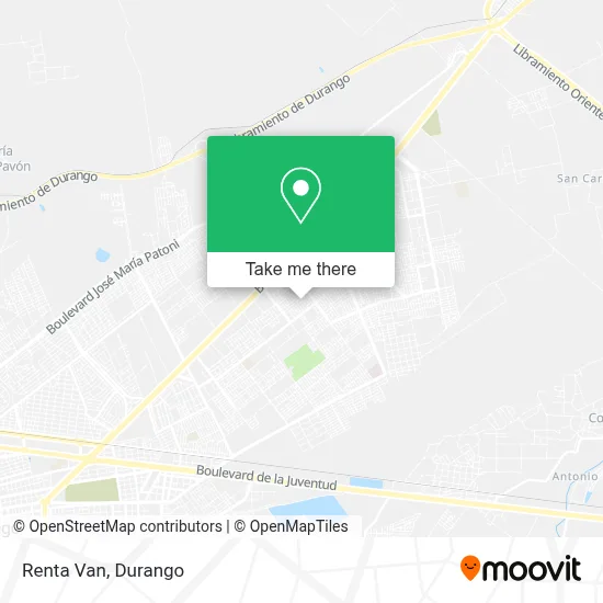 Renta Van map