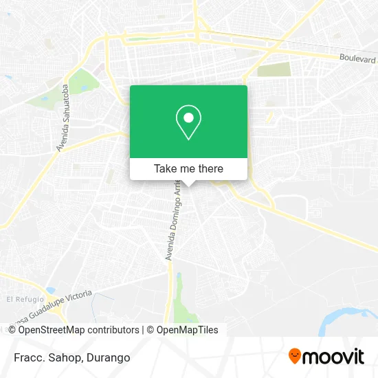 Fracc. Sahop map