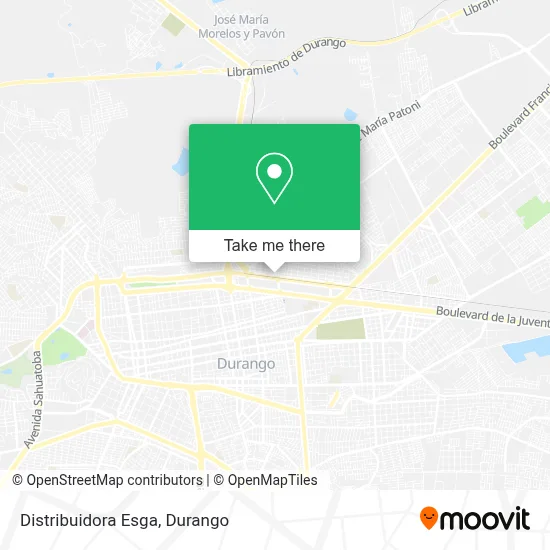Distribuidora Esga map
