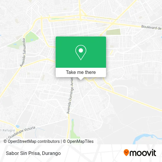 Sabor Sin Prisa map