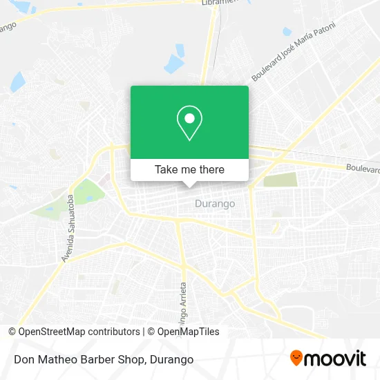Don Matheo Barber Shop map