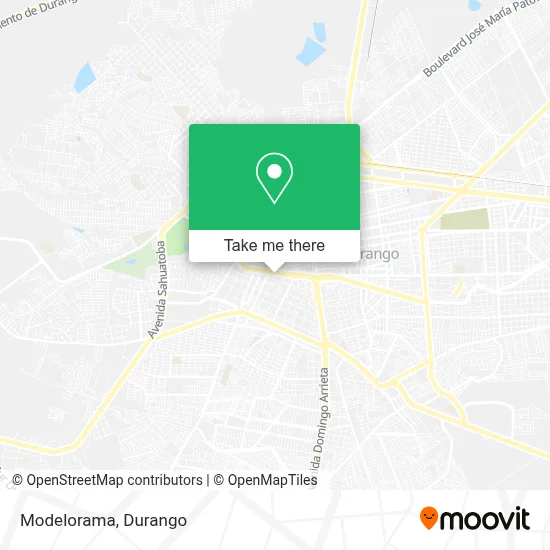 Modelorama map