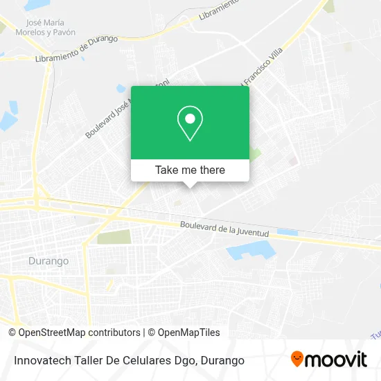 Innovatech Taller De Celulares Dgo map