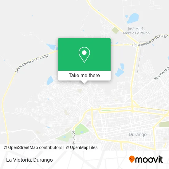 La Victoria map