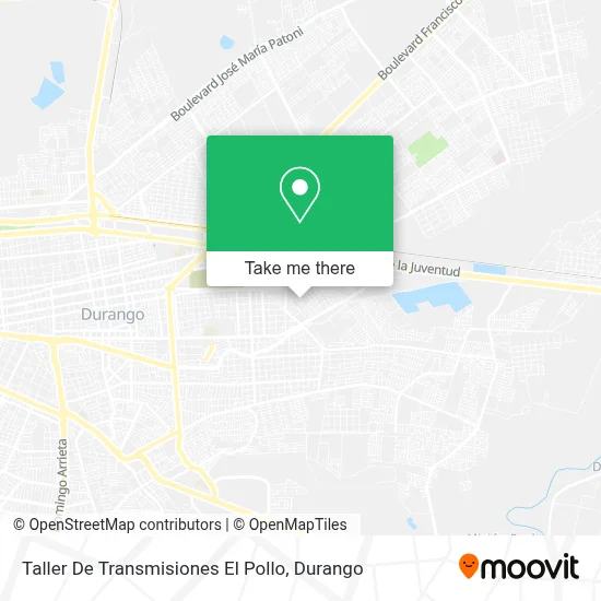 Taller De Transmisiones El Pollo map