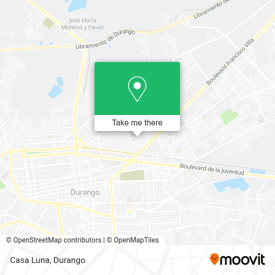 Casa Luna map