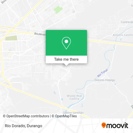 Río Dorado map
