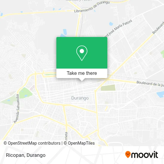 Ricopan map