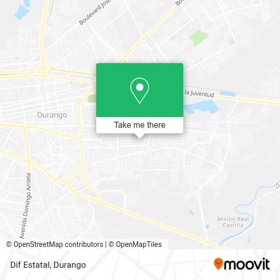 Dif Estatal map