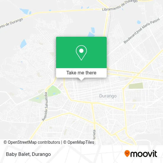 Baby Balet map