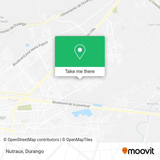 Nutraux map