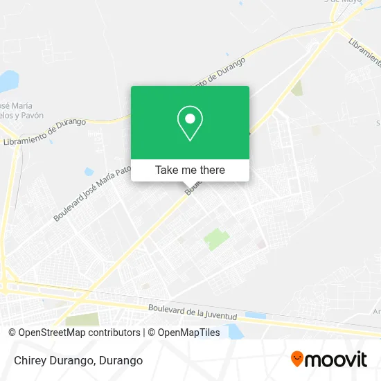 Chirey Durango map