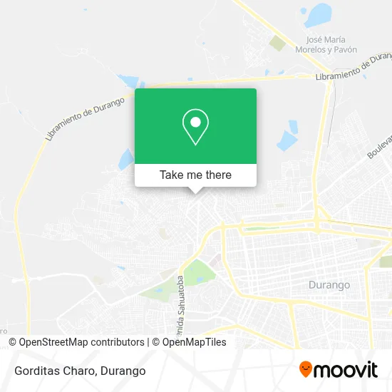 Gorditas Charo map