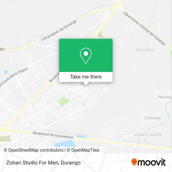 Zohan Studio For Men map
