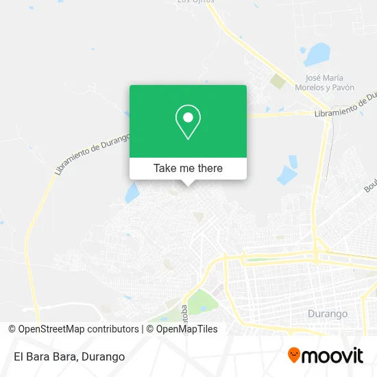 El Bara Bara map