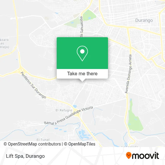 Lift Spa map