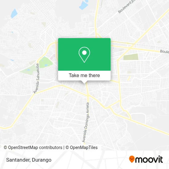 Santander map