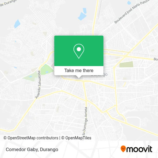 Comedor Gaby map