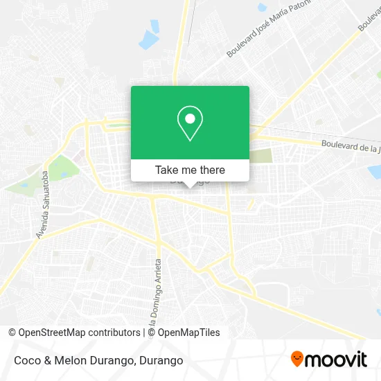 Coco & Melon Durango map