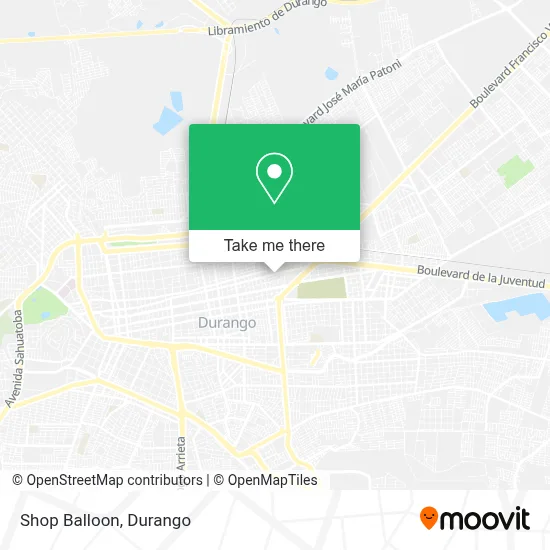 Shop Balloon map