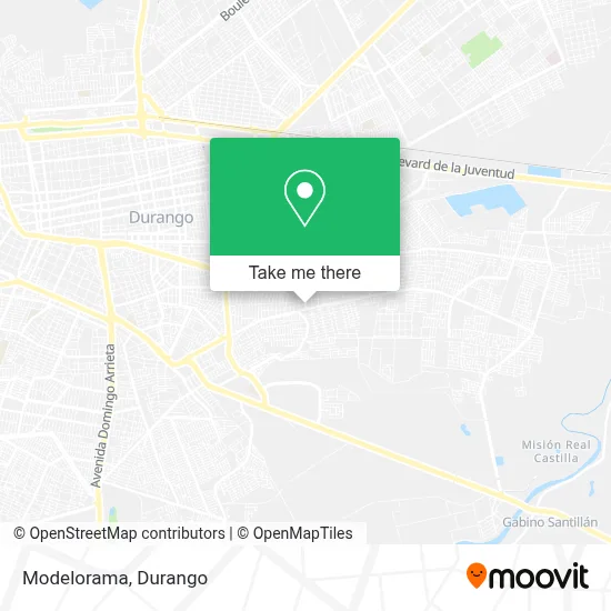 Modelorama map