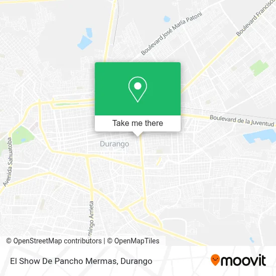 El Show De Pancho Mermas map