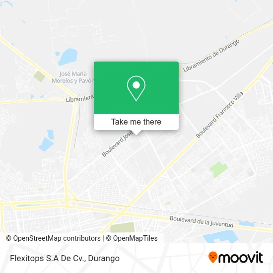 Flexitops S.A De Cv. map