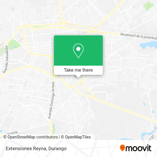 Extensiones Reyna map