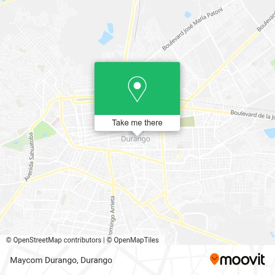 Maycom Durango map